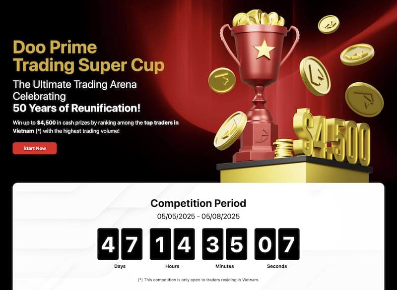 Doo Prime Launches Vietnam Trading Super Cup Celebrating 50 Years of Reunification with $4,500 Prize Pool